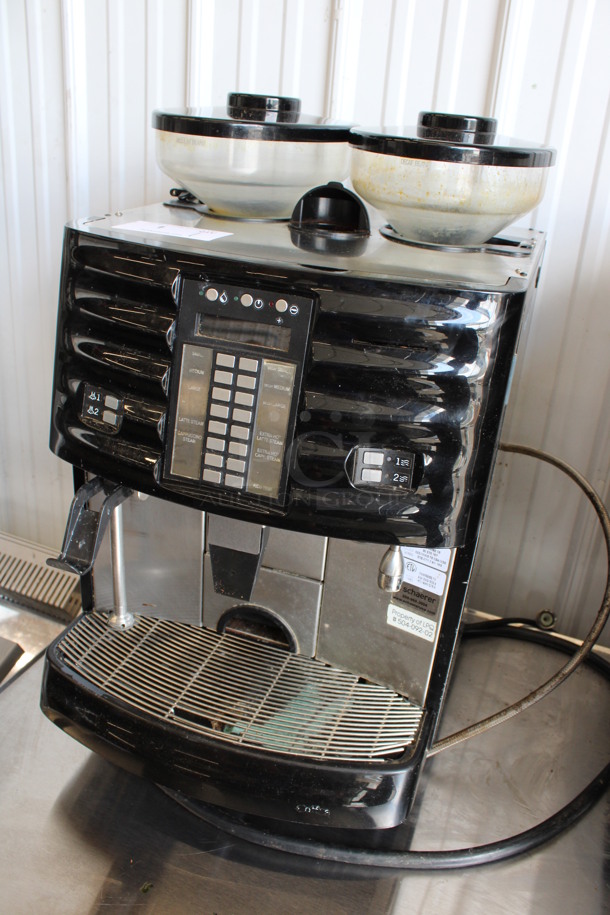 FANTASTIC! Schaerer Model SCA1 Coffee Art Plus Automatic Coffee Espresso Machine w/ 2 Hopper Bean Grinders and Steam Wand. 240 Volts, 1 Phase. 17x21x28 - Image 3 of 11