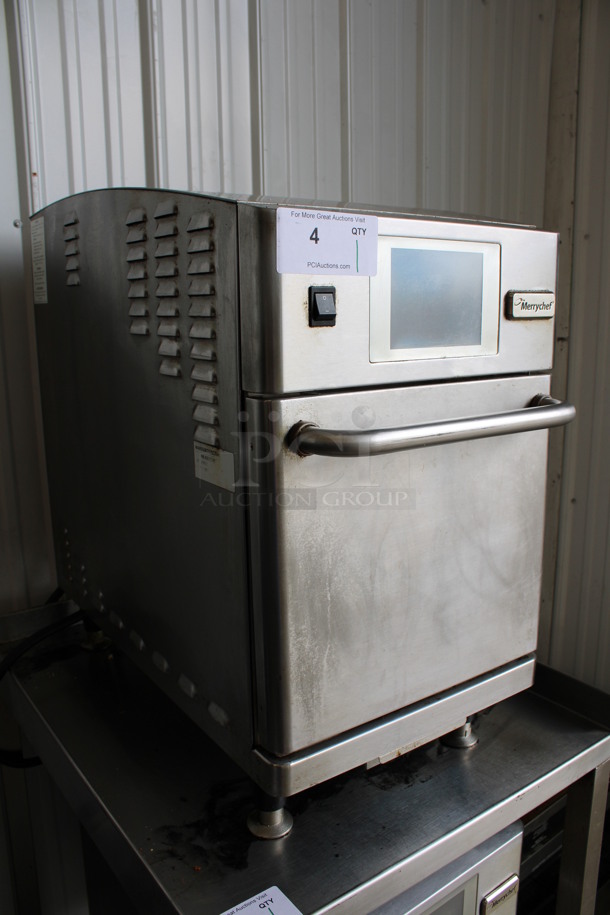 BEAUTIFUL! 2014 Merrychef Model eikon e2 Stainless Steel Commercial Countertop Rapid Cook Oven. 240 Volts, 1 Phase. 15x27x27 - Image 3 of 7