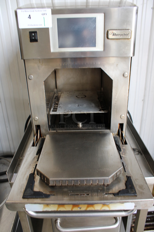BEAUTIFUL! 2014 Merrychef Model eikon e2 Stainless Steel Commercial Countertop Rapid Cook Oven. 240 Volts, 1 Phase. 15x27x27 - Image 5 of 7