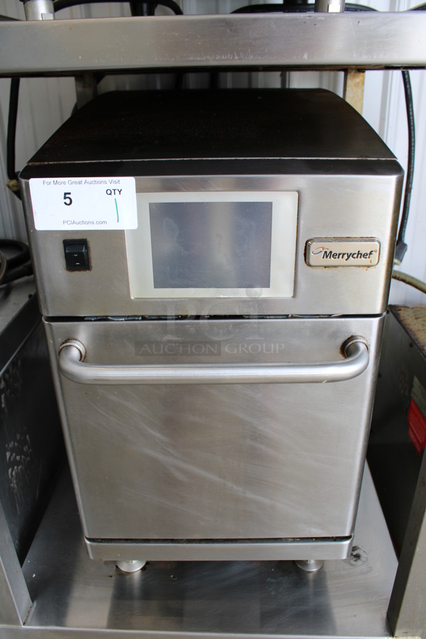 BEAUTIFUL! 2014 Merrychef Model eikon e2 Stainless Steel Commercial Countertop Rapid Cook Oven. 240 Volts, 1 Phase. 15x27x27 - Image 1 of 8