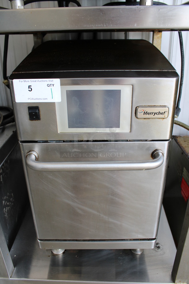 BEAUTIFUL! 2014 Merrychef Model eikon e2 Stainless Steel Commercial Countertop Rapid Cook Oven. 240 Volts, 1 Phase. 15x27x27