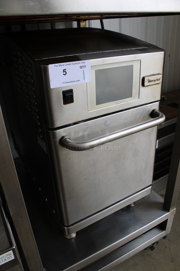 BEAUTIFUL! 2014 Merrychef Model eikon e2 Stainless Steel Commercial Countertop Rapid Cook Oven. 240 Volts, 1 Phase. 15x27x27 - Image 2 of 8