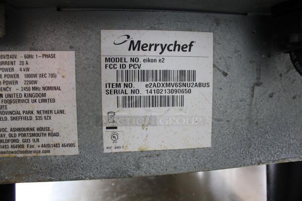BEAUTIFUL! 2014 Merrychef Model eikon e2 Stainless Steel Commercial Countertop Rapid Cook Oven. 240 Volts, 1 Phase. 15x27x27 - Image 7 of 8