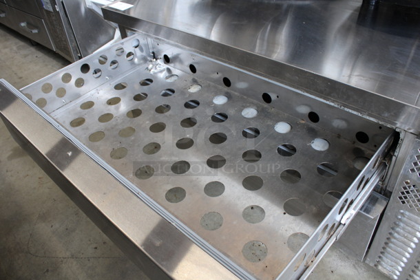 Continental Stainless Steel Commercial 2 Drawer Chef Base on Commercial Casters. 60x34x26. Tested and Working! - Image 2 of 4