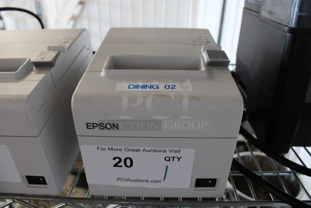 Epson Model M267D Receipt Printer. 6x8x6 - Image 1 of 5