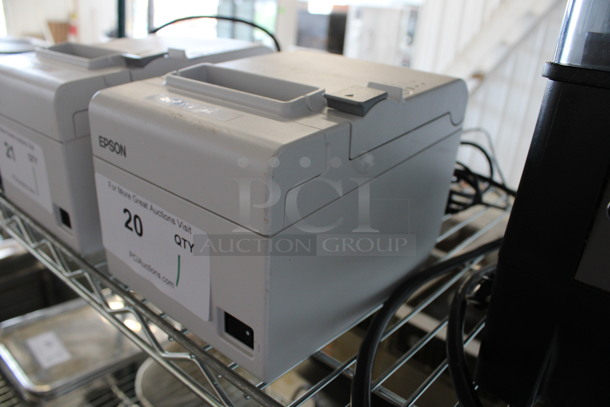 Epson Model M267D Receipt Printer. 6x8x6 - Image 2 of 5