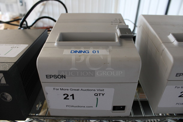 Epson Model M267D Receipt Printer. 6x8x6