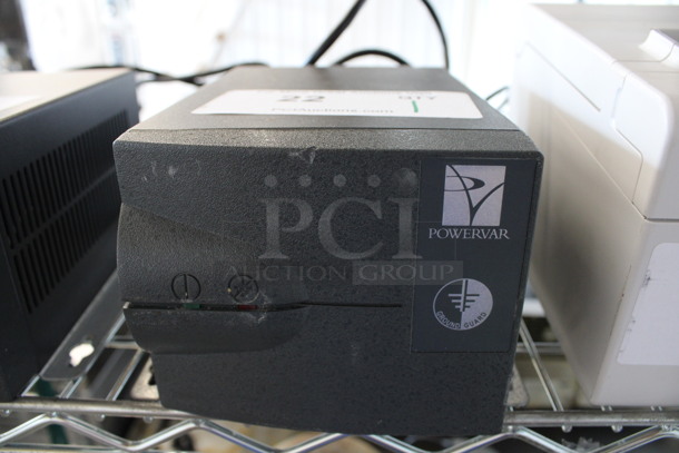 Powervar Model ABCG100-11W Power Conditioner. 5x7.5x4