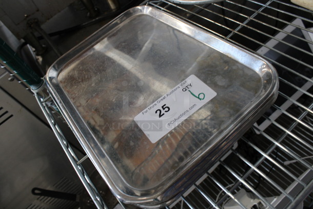 6 Metal Trays. 7.5x13.5x0.5. 6 Times Your Bid! - Image 3 of 3