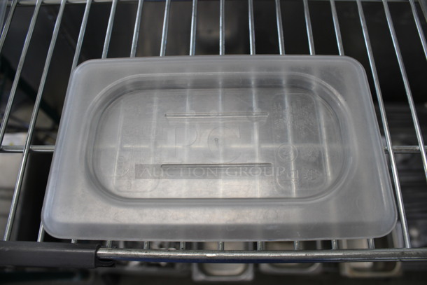 4 Clear Poly 1/9 Size Drop In Bin Lids. 4 Times Your Bid! - Image 1 of 3