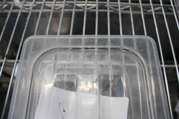 2 Clear Poly 1/6 Size Drop In Bin Lids. 2 Times Your Bid! - Image 4 of 4