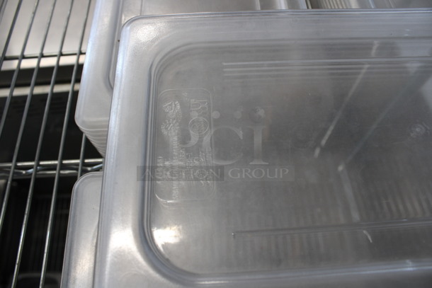 10 Cambro Clear Poly 1/3 Size Drop In Bin Lids. 10 Times Your Bid! - Image 3 of 3