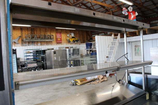 WOW! Randell Stainless Steel Commercial Pizza Prep Table w/ Lid, 6 Drawers, 2 Check Order Holding Rods and Double Over Shelf on Commercial Casters. 125 Volts, 1 Phase. 68x34x75. Tested and Working! - Image 3 of 8