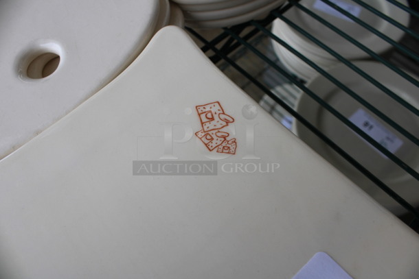 10 White Ceramic Trays. 10.5x6.5x0.5. 10 Times Your Bid! - Image 4 of 4