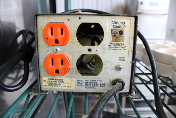 Powervar Model ABCG100-11W Power Conditioner. 5x7.5x4 - Image 3 of 3
