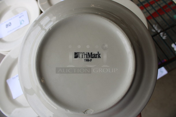 10 White Ceramic Plates. 7x7x1. 10 Times Your Bid! - Image 3 of 3