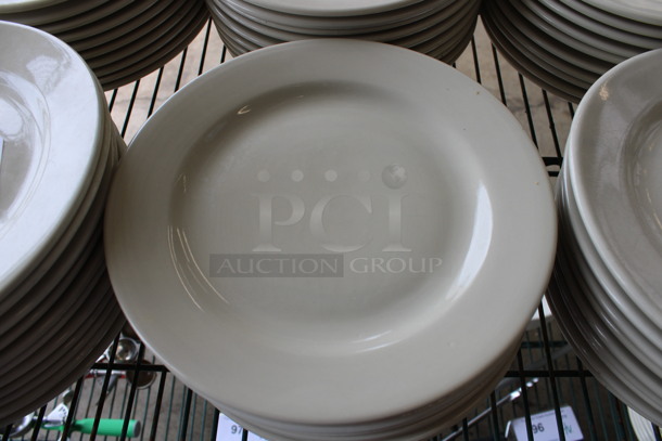 10 White Ceramic Plates. 10x10x1. 10 Times Your Bid! - Image 2 of 3