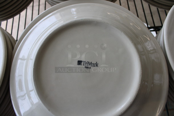 10 White Ceramic Plates. 10x10x1. 10 Times Your Bid! - Image 3 of 3