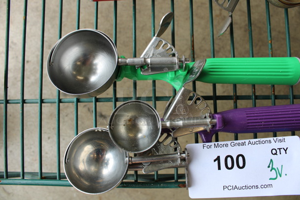 3 Various Metal Scoopers. Includes 9". 3 Times Your Bid! - Image 3 of 3