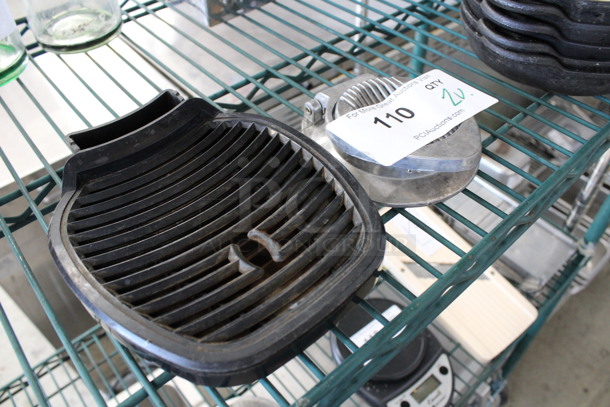 2 Various Items; Metal Hard Boiled Egg Slicer and Black Poly Drip Tray. 5x5x1.5, 6x7x1. 2 Times Your Bid! - Image 2 of 3