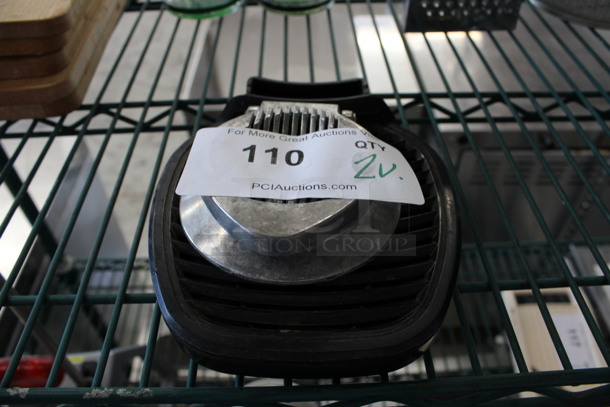 2 Various Items; Metal Hard Boiled Egg Slicer and Black Poly Drip Tray. 5x5x1.5, 6x7x1. 2 Times Your Bid! - Image 3 of 3