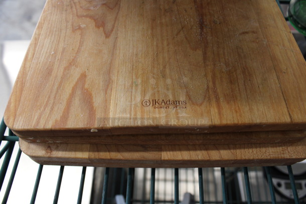 5 Wooden Cutting Boards. 9.5x9.5x0.5. 5 Times Your Bid! - Image 3 of 4