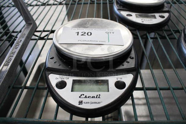 San Jamar Model SCDGP11BK Escali Poly Countertop Food Portioning Scale. 6.5x8x1.5. Tested and Working! - Image 1 of 6