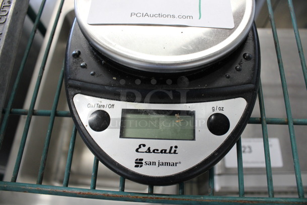 San Jamar Model SCDGP11BK Escali Poly Countertop Food Portioning Scale. 6.5x8x1.5. Tested and Working! - Image 4 of 6
