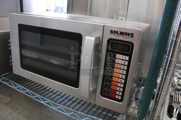 Solwave Model 180MW1000SS Stainless Steel Commercial Countertop Microwave Oven. 120 Volts, 1 Phase. 20x14x12 - Image 2 of 5