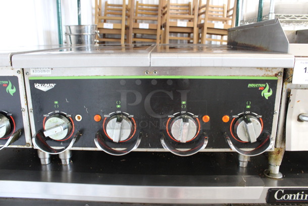 Vollrath Stainless Steel Commercial Countertop Electric Powered 4 Burner Induction Range. 208-240 Volts, 1 Phase. 24x30x13.5 - Image 2 of 6