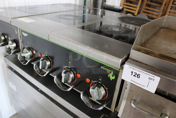 Vollrath Stainless Steel Commercial Countertop Electric Powered 4 Burner Induction Range. 208-240 Volts, 1 Phase. 24x30x13.5 - Image 5 of 6
