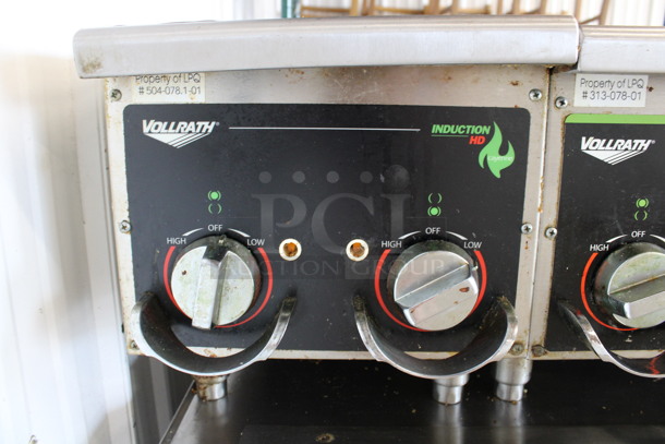 Vollrath Stainless Steel Commercial Countertop Electric Powered 2 Burner Induction Range. 208-240 Volts, 1 Phase. 12x30x13.5 - Image 3 of 5