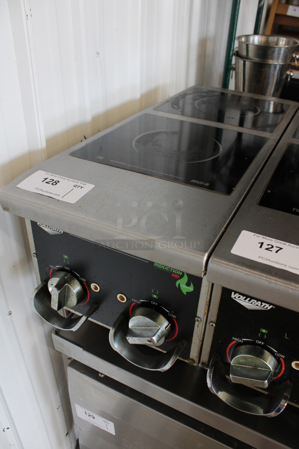 Vollrath Stainless Steel Commercial Countertop Electric Powered 2 Burner Induction Range. 208-240 Volts, 1 Phase. 12x30x13.5 - Image 4 of 5