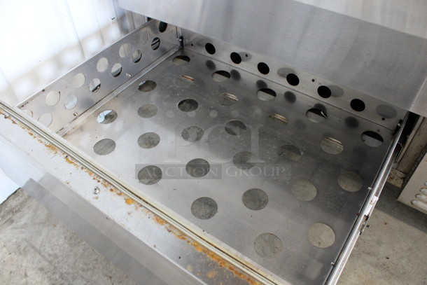 Continental Stainless Steel Commercial 2 Drawer Chef Base on Commercial Casters. 48x34x27. Tested and Working! - Image 4 of 4