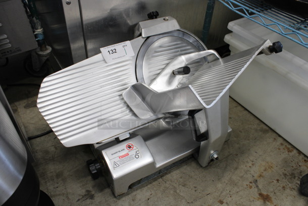 NICE! Univex Model 6512 Stainless Steel Commercial Countertop Meat Slicer w/ Blade Sharpener. 115 Volts, 1 Phase. 22x30x35. Tested and Working! - Image 2 of 6