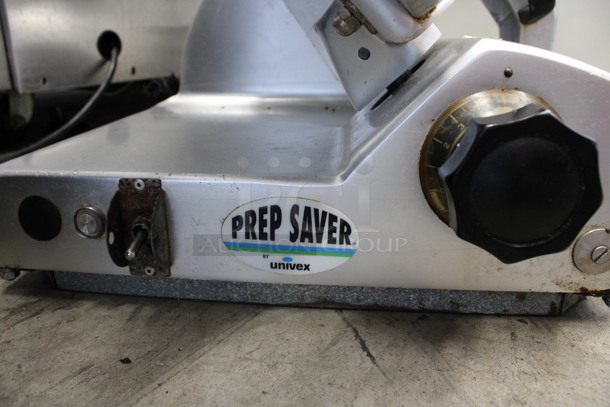 NICE! Univex Model 6512 Stainless Steel Commercial Countertop Meat Slicer w/ Blade Sharpener. 115 Volts, 1 Phase. 22x30x35. Tested and Working! - Image 4 of 6