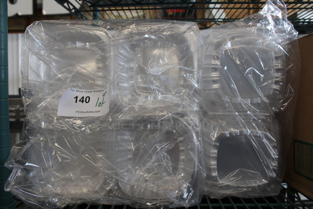 ALL ONE MONEY! Lot of Clear Plastic To Go Containers!  - Image 2 of 3