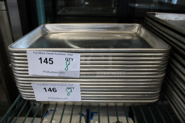 8 Metal Quarter Size Baking Pans. 9.5x13x1. 8 Times Your Bid! - Image 3 of 3