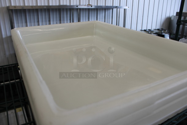 3 White Poly Bins; 1 Straining. 18x26x4, 18x26x5. 3 Times Your Bid! - Image 3 of 3