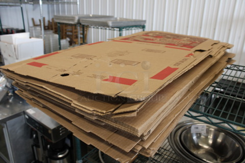 ALL ONE MONEY! Lot of Cardboard Pizza Boxes!