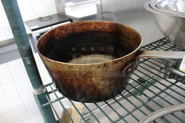 Metal Sauce Pots. 16x9x4.5 - Image 2 of 3