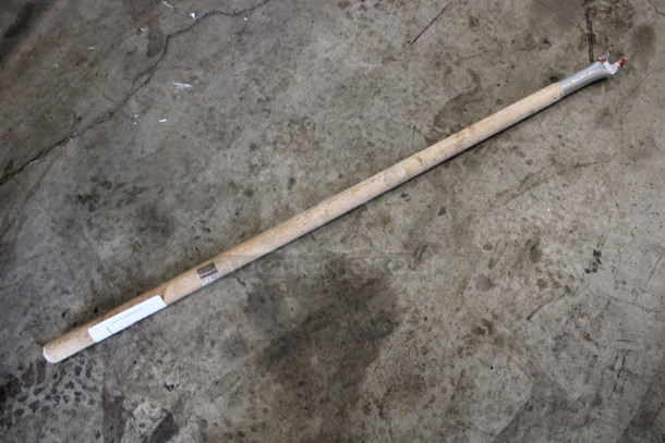 Metal Bubble Popper w/ Wooden Handle. 38" - Image 1 of 3