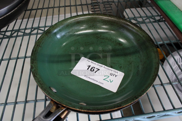 2 Metal Skillets. Includes 17x10x2. 2 Times Your Bid! - Image 2 of 3