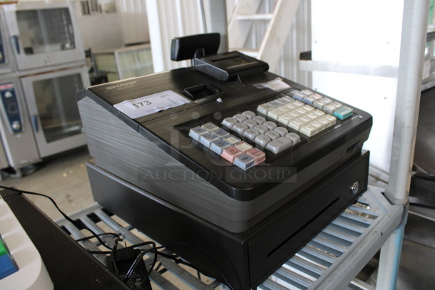 Sharp Model XE-A23S Countertop Cash Register. 13x16x13 - Image 2 of 4