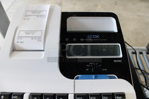 Royal Model 410DX Countertop Cash Register. 14x15x11 - Image 2 of 5