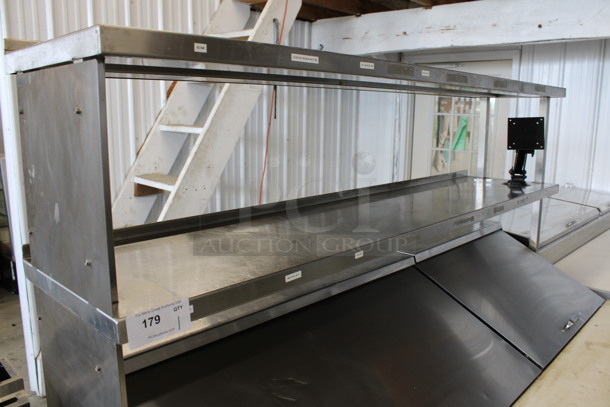 SWEET! 2016 True Model TSSU-72-30M-B-ST Stainless Steel Commercial Sandwich Salad Prep Table Bain Marie Mega Top w/ Cutting Board and Double Over Shelf on Commercial Casters. 115 Volts, 1 Phase. 72x35x69. Tested and Working! - Image 5 of 12