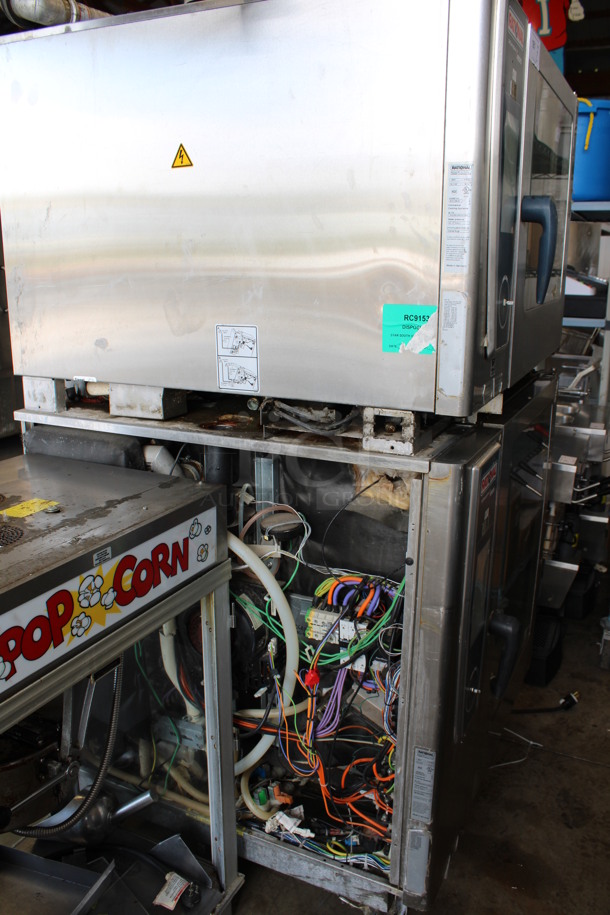 2 GORGEOUS! 2011 Rational 5Senses Stainless Steel Commercial Combitherm Self Cooking Center Convection Ovens on Commercial Casters. Top Model: SCC WE 62. Bottom Model: SCC WE 102. 480 Volts, 3 Phase. 42x38x73. 2 Times Your Bid! - Image 3 of 7