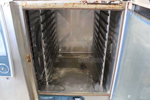 2 GORGEOUS! 2011 Rational 5Senses Stainless Steel Commercial Combitherm Self Cooking Center Convection Ovens on Commercial Casters. Top Model: SCC WE 62. Bottom Model: SCC WE 102. 480 Volts, 3 Phase. 42x38x73. 2 Times Your Bid! - Image 5 of 7