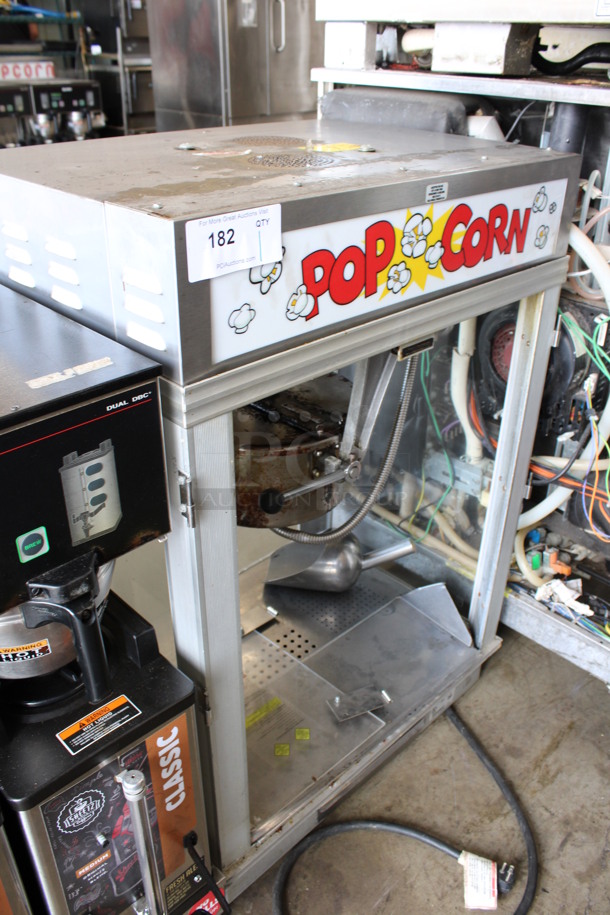 Gold Medal Model 2001ST Stainless Steel Commercial Countertop Popcorn Machine Merchandiser. 120 Volts, 1 Phase. 27x20x40. Cannot Test Due To Plug Style - Image 2 of 6