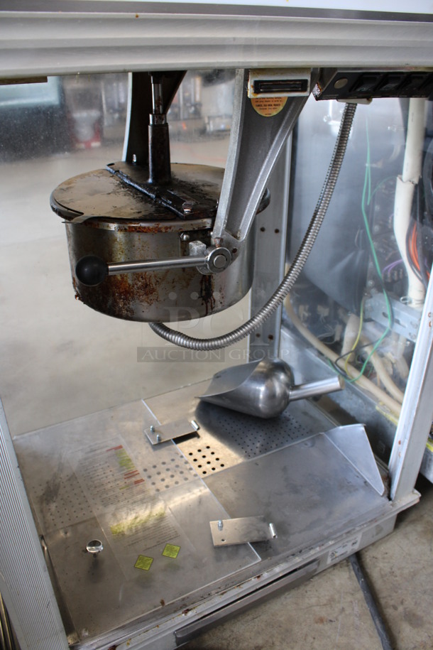 Gold Medal Model 2001ST Stainless Steel Commercial Countertop Popcorn Machine Merchandiser. 120 Volts, 1 Phase. 27x20x40. Cannot Test Due To Plug Style - Image 3 of 6